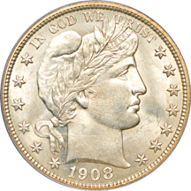 1908-S PCGS MS-64.