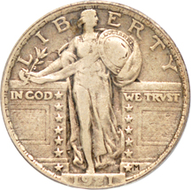 1921 PCGS VF-30.