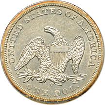 1859-O ANACS MS-60.