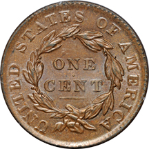 1833 (N-3) PCGS MS-64BN (rattler).