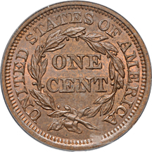 1856 PCGS MS-64RB.