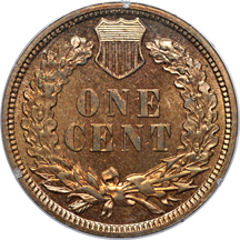 1909 PCGS PF-65/obverse tarnish spots (rattler).