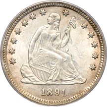 1891 PCGS MS-64.