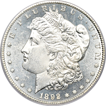 1892-CC PCGS MS-63PL.