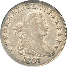 1807 (O-103, R-3) PCGS XF-40.