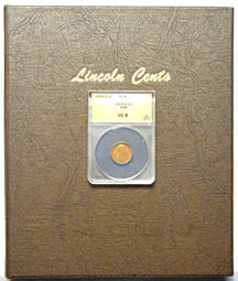 Complete set of Lincoln cents in a Dansco 7100 album.