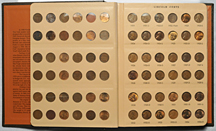 Complete set of Lincoln cents in a Dansco 7100 album.