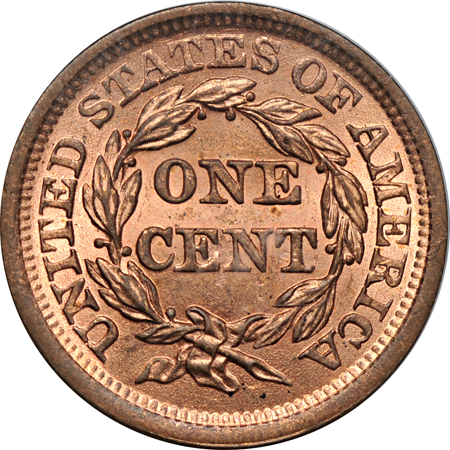 1853 PCGS MS-64RD.