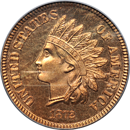 1872 PCGS PF-64RD.