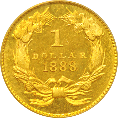 1888 PCGS PF-64DCAM.