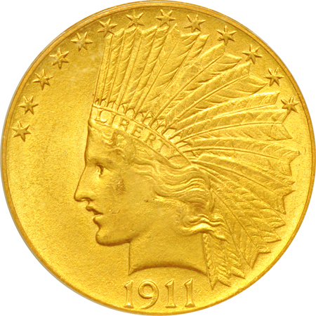 1911 PCGS MS-62.