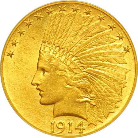 1914 PCGS MS-62.