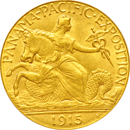 1915-S $2.50 Pan Pacific. PCGS MS-65.