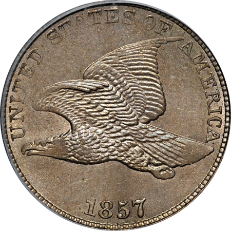 1857 PCGS MS-62.