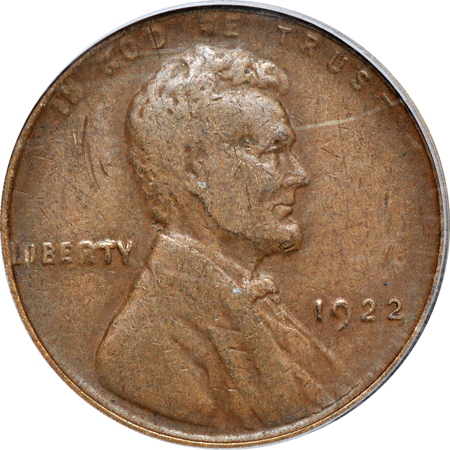 1922 Plain. PCGS VF-30 Strong Reverse.