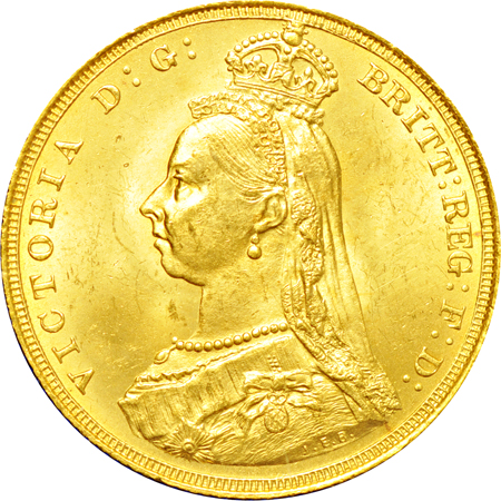Six English Gold Sovereigns.