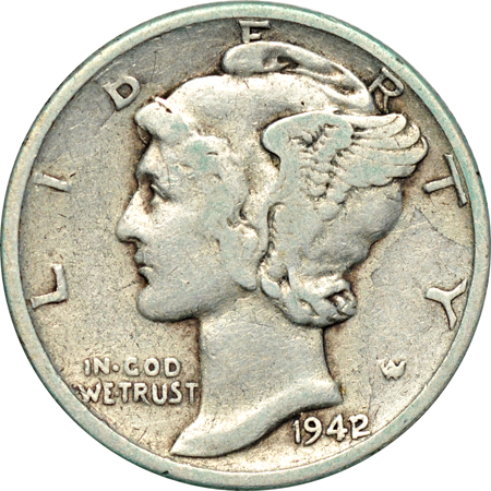 Two 1942/41.  VF/pvc and XF/pvc.