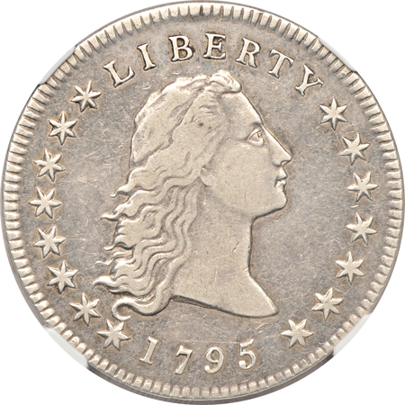 1795 2 Leaves, Head of '95 (B-1, BB-21, R.2). NGC VF-30.