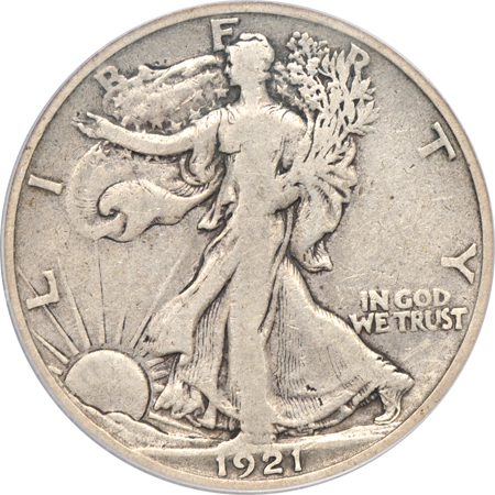 1921-S PCGS F-12.