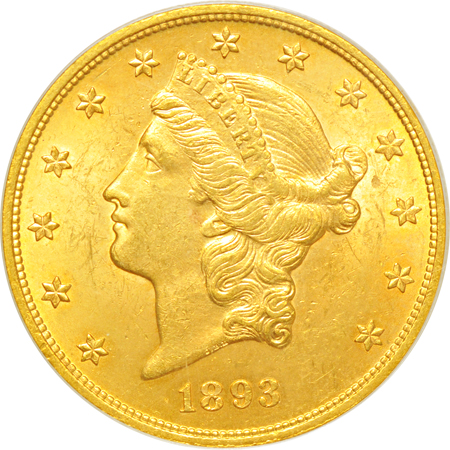 1893 PCGS MS-62.