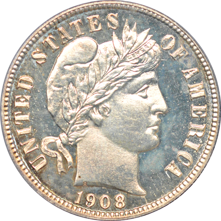 1908 PCGS PF-63CAM.