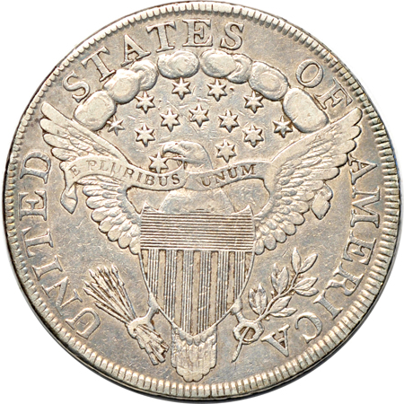 1799 Close 17 Obverse (B-16, BB-158, R.2). VF/light cleaning.