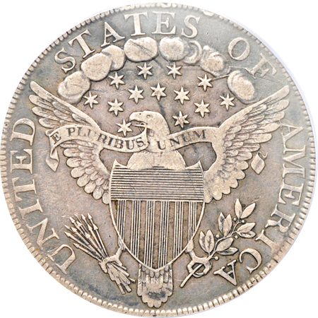 1800 Low 8 Wide Date (B-13, BB-193, R-4). PCGS VF-25.