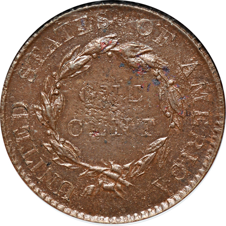 1804 Restrike (of 1860). NGC MS-63 BN.