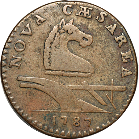 Civil War Token, Classic Head large-cent, and a New Jersey Colonial.