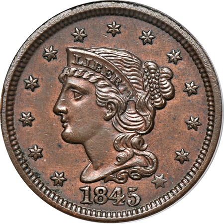 1845 PCGS Genuine.