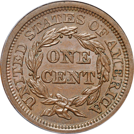 1854 PCGS MS-64BN.