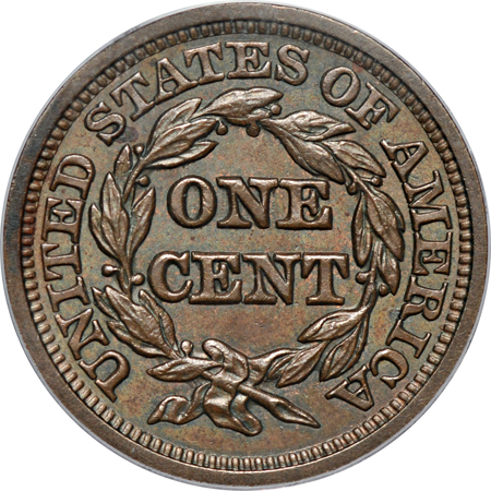 1845 PCGS AU-58.