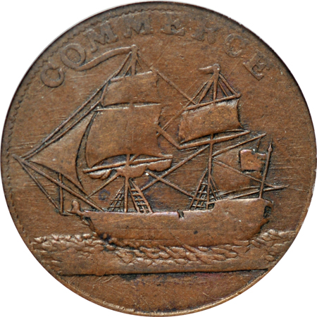 1781 North American Token. PCGS XF-40.