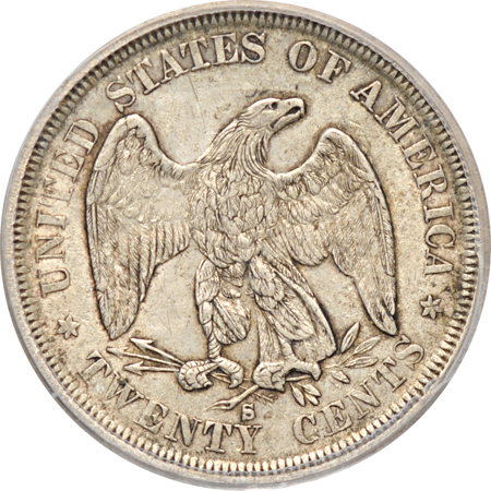 1875-S PCGS XF-45.