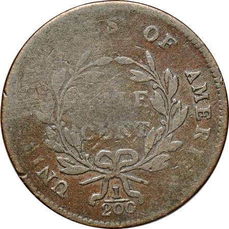 1797 1 Above 1, Plain Edge (C-1, R.2). VG.