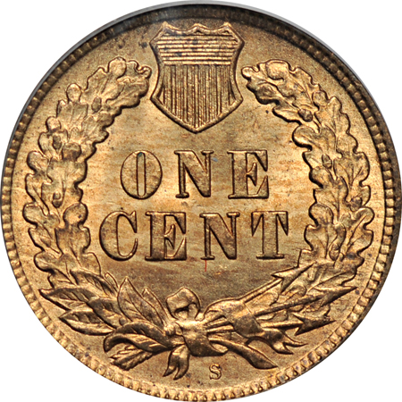 1909-S PCGS MS-64RB.