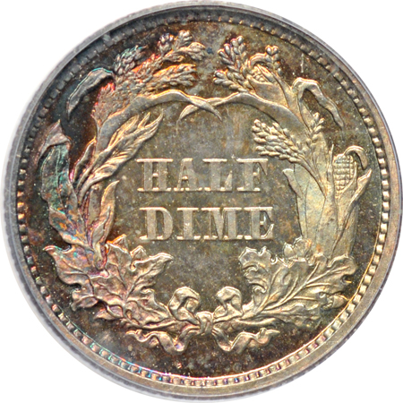 1869 PCGS PF-64.