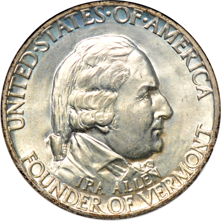 1927 Vermont. NGC MS-65.