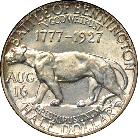 1927 Vermont. NGC MS-65.