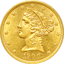 1900 PCGS MS-62.