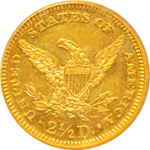 1872 PCGS AU-58.