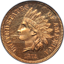 1872 PCGS PF-64RD.