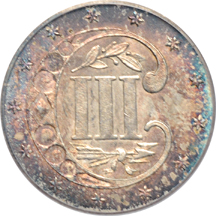 1861 PCGS MS-65.