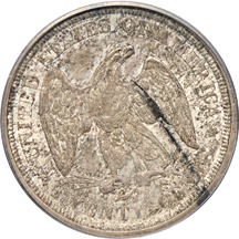 1875-S PCGS MS-62.