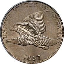 1857 PCGS MS-62.