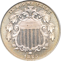 1883 PCGS PF-66.