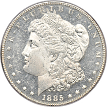 1885 PCGS MS-64DMPL.