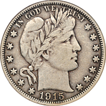 1915 NGC VF-20.