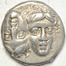 400 -300 BC Greek Drachm. Trace, Istros. VF.