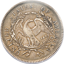 1795 3 Leaves, Head of '95 (B-5, BB-27, R.1). PCGS VF-30.